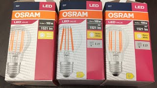 OSRAM LED Bulb 11W Review and Unboxing [upl. by Holder]