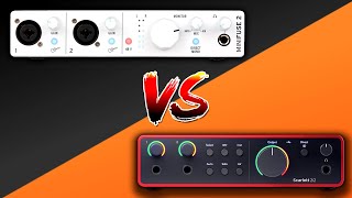 Focusrite Scarlett 2i2 4th Generation VS Arturia Minifuse 2 [upl. by Atinej298]