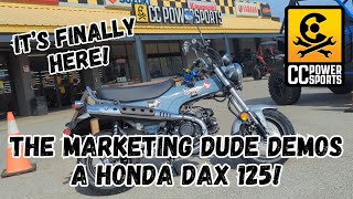 Honda Dax 125 First Ride [upl. by Attennhoj]