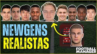 FACES REALISTAS para NEWGENS no Football Manager  NewGAN Manager  Guia Completo [upl. by Elvin]