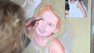 Pastel Portrait process [upl. by Hennessey]