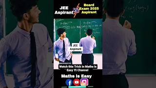 Differentiation Shortcut Trick 🔥 JEE Aspirant vs Class 12 Board Student fun shorts ytshorts yt [upl. by Thetisa]