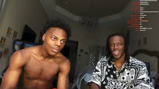 IShowSpeed LAUGHS at KSI forehead on Speed YouTube Stream shorts [upl. by Ednihek771]