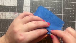 Sewing tutorial ladder stitch [upl. by Hatcher]