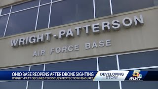 WrightPatt Air Force Base closes airspace for hours over drone sightings [upl. by Pacorro]