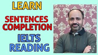 IELTS READING  SENTENCE COMPLETION [upl. by Enelear944]