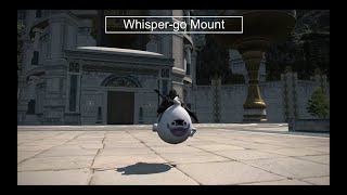 Final Fantasy XIV  Whispergo Mount [upl. by Croom]