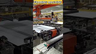 Framing machine process solar module production renewable energyviralvideo [upl. by Oznola]