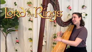 The Lord Of The Rings  Concerning Hobbits  Beautiful Harp Music [upl. by Oiragelo104]