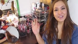 My Makeup Storage and Collection  Tagalog [upl. by Ayo]