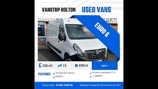 VAUXHALL MOVANO23 CDTi 3500 BiTurbo Griffin Panel Van 5dr Diesel Manual FWD L2 H2 Euro 6 135 ps [upl. by Ecinnaj170]