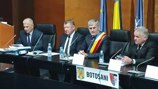 INFOBTRO Valeriu Iftime a depus jurământul de președinte al Consiliului Județean Botoșani [upl. by Yssak]