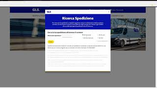 Come Tracciare Pacco GLS  GLS Tracking [upl. by Uziel]
