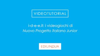 I videogiochi di Nuovo Progetto italiano Junior [upl. by Kcirddahc]