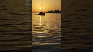 Sunset cruise in Santorini Greece [upl. by Ulrika]