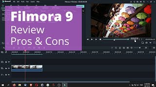 Filmora 9 Review  Pros And Cons [upl. by Manheim]