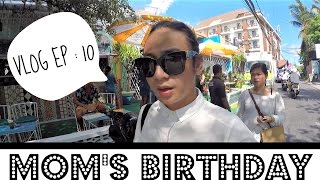 VLOG EP  10  MOMS BIRTHDAY  Jovi Hunter [upl. by Llecram]