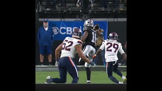 Jakobi Meyers catches for a 25yard Gain vs Denver Broncos [upl. by Jem]