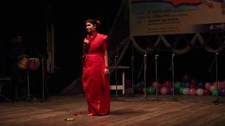 অসাধারণ একক অভিনয় Rokto korobi a drama of rabindranath tagore perform by Shemonti [upl. by Alyosha]