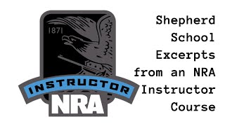 Shepherd School Excerpts from NRA Instructor Classes [upl. by Ellac]