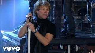 Bon Jovi  Bad MedicineShout Live on Letterman [upl. by Lull]