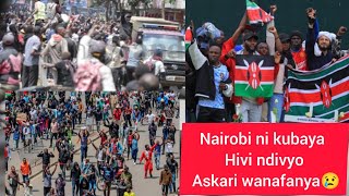 Nane nane March Nairobi CBD live [upl. by Annalise774]