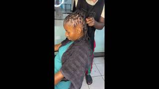 Quick dreadlocks style for womensubscribeeasy natural hairstylesdiy natural hairstylesusa [upl. by Tubb196]