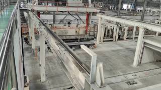 Tilting Crane amp Demoulding System with Hoisting Crane amp Lateral movement [upl. by Lundt]