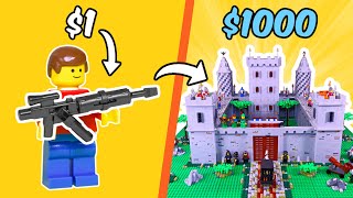 1 vs 1000 LEGO creation [upl. by Nairad]