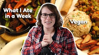 What I Eat in a WEEK as a 13Year Vegan January 28 [upl. by Htiek]