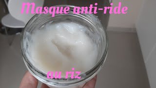 SOIN MASQUE CREME DE RIZ VISAGE ET CHEVEUX ACTIVE LA POUSSE [upl. by Elohcin308]