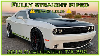 2018 Challenger TA 392  Fully Straight Piped  ❗️ [upl. by Sesom452]