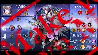 Langrisser Mobile  Tyrantel and Tabres Hero Build and Preview stages [upl. by Anerbes316]