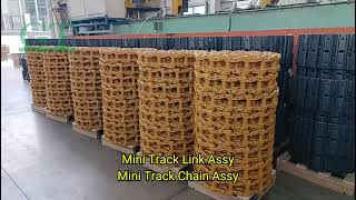 Mini track link assy Mini track chain assyexcavator track Baumachina [upl. by Aimee791]