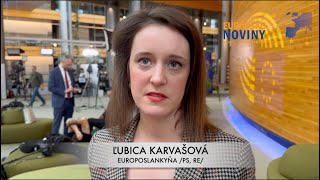 Ľubica Karvašová Použitie zmrazených ruských aktív pre Ukrajinu nie je výmyslom Európskej [upl. by Ybocaj45]