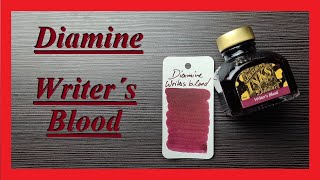 Diamine Writer´s Blood  Review Deutsch [upl. by Barabas]