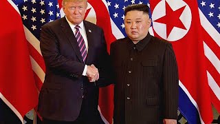 Sommet TrumpKim  Une poignée de main en espérant un quotsuccèsquot à Hanoï [upl. by Emerald]