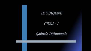 IL PIACERE 1  1  Gabriele DAnnunzio [upl. by Seibold486]