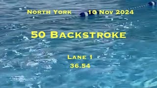 50 Backstroke  Nov 2024 [upl. by Anora]