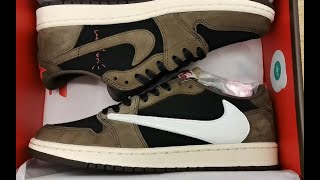 Jordan 1 Retro Low OG SP Travis Scott CQ4277001 [upl. by Ellenej]