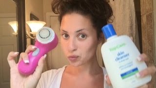 My Night Time Skincare Routine  Using The Clarisonic Mia2 [upl. by Enedan660]