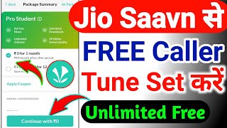 Jio Saavn Free Caller Tune Kaise Lagaye 2023  Jio Tune Set Kaise Kare  Caller Tune Kaise Lagaye [upl. by Notslar352]