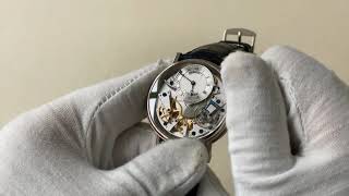 How To Wind a Manual Wind Watch  Breguet Tradition [upl. by Nakre245]