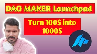 Complete Guide of DAO MAKER the best launchpad in crypto marketdaomaker launchpad crypto [upl. by Alasdair]