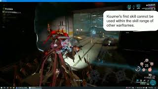 Warframe 戰甲神兵  Koumeis first skill problem241003 [upl. by Hawker]