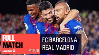 ELCLÁSICO FC Barcelona vs Real Madrid 51 20182019 FULL MATCH [upl. by Ledda]