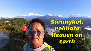 Sarangkot Pokhara Nepal 🇳🇵 is out of Imagination Really awesome 😱😱😱😱😱 stunning amp breathtaking view [upl. by Emrich]