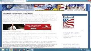 Apply For Federal Government Grants Money OnlineFree Money Grants [upl. by Melnick]