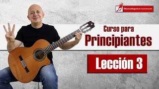 Curso de guitarra para principiantes Lección 3 RITMOS y RASGUEOS [upl. by Reagen45]