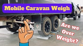 Our New Caravan and Ford Ranger get weighed [upl. by Arocat]